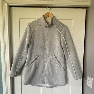 Avalanche Outdoor Sherpa Lined Full Zip Jacket Coat Parka Large